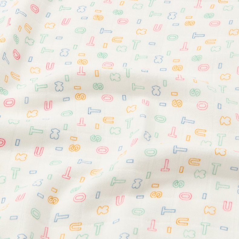 Manta de Muselina BAMBÚ MUSE Multicolor- Tous Baby