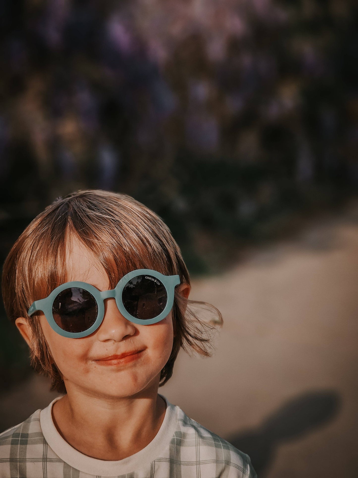 Gafas de Sol Redondas Sostenibles Originales | Polarizadas Flexibles de Base Biológica GRECH & CO 3-10 AÑOS