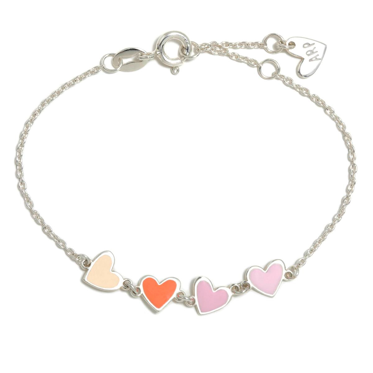 Pulsera SUPERAGATHA PASTEL 3 CORAZONES - ARP