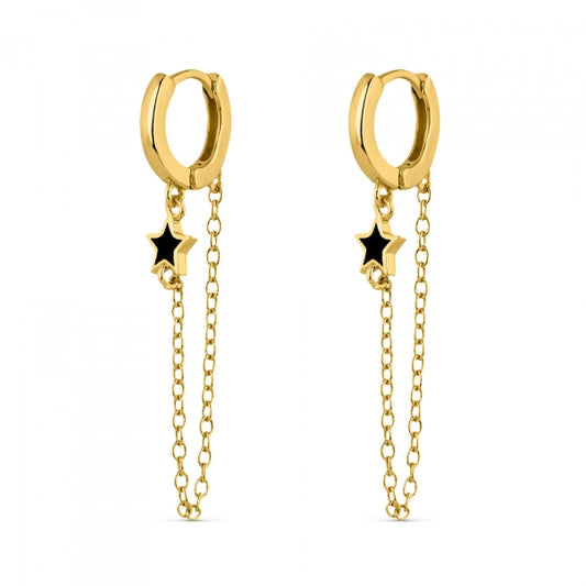 Pendientes Plata Glam Star-Be Love