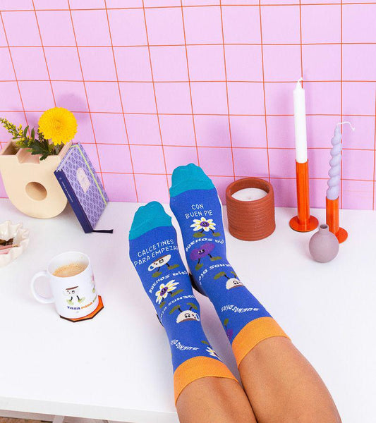 Calcetines "Para empezar con buen pie" - UO*