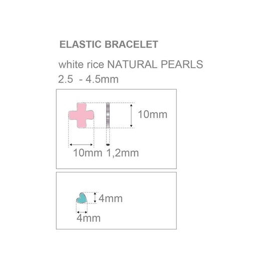 Pulsera PERLAS PENÉLOPE CRUZ ROSA - ARP