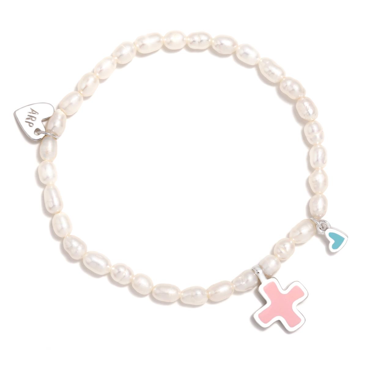 Pulsera PERLAS PENÉLOPE CRUZ ROSA - ARP