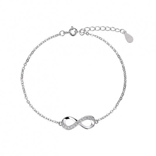 Pulsera Infinito Plata Primera Ley-Be Love