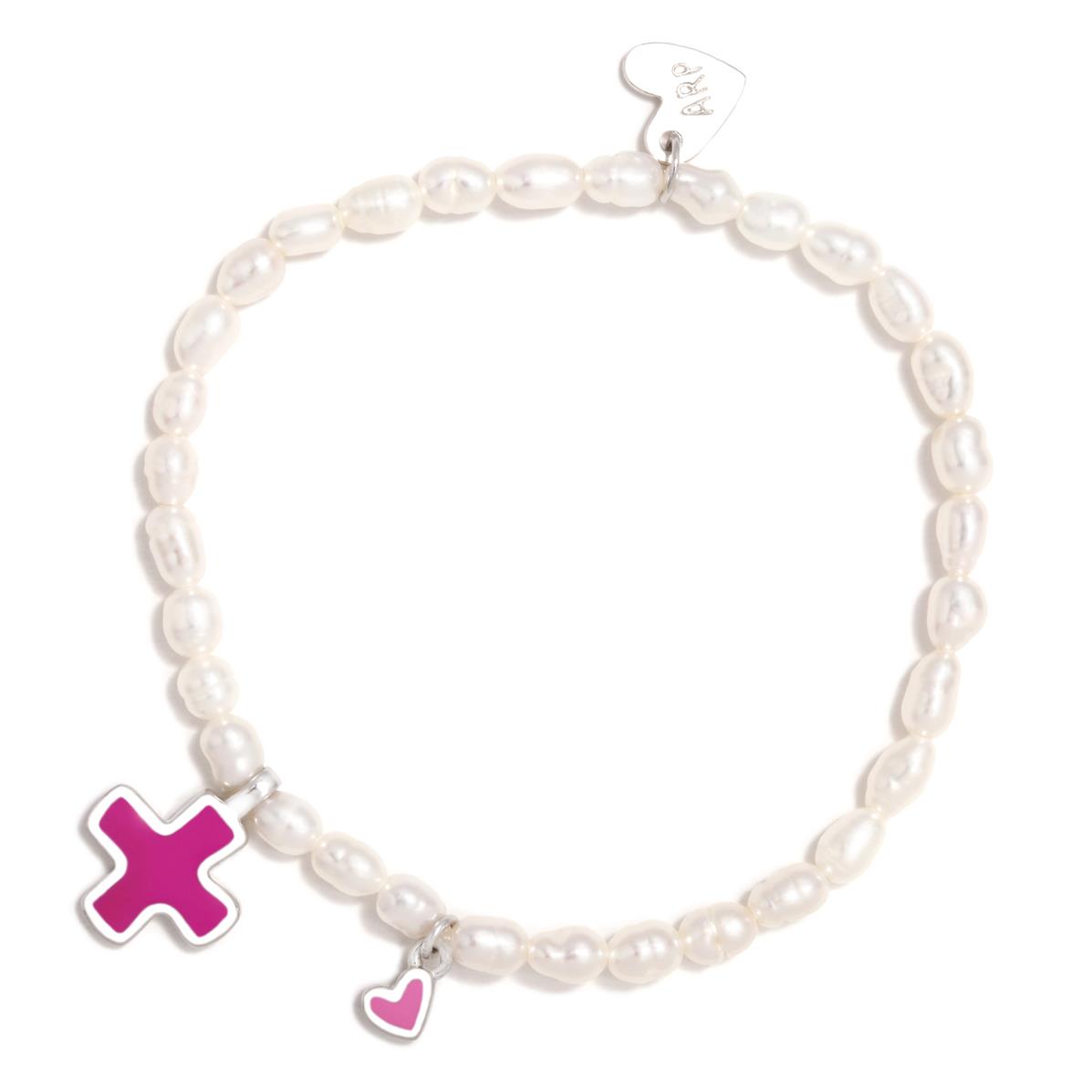 Pulsera PERLAS PENÉLOPE CRUZ FUCSIA - ARP