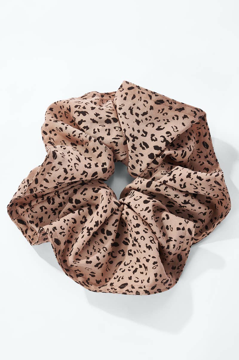 Coletero con estampado de leopardo