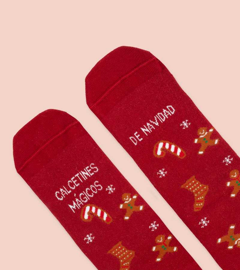 Calcetines MIS CALCETINES MÁGICOS DE NAVIDAD- UO*