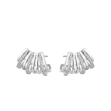 Pendientes de Plata y Plata Chapado Oro 8 hilos-Be Love