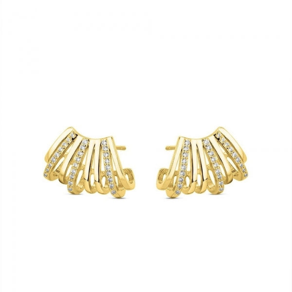 Pendientes de Plata y Plata Chapado Oro 8 hilos-Be Love