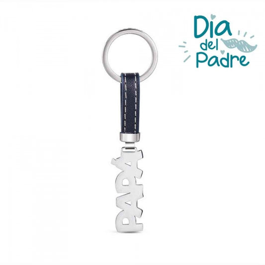 Llavero Happy de Acero Papá