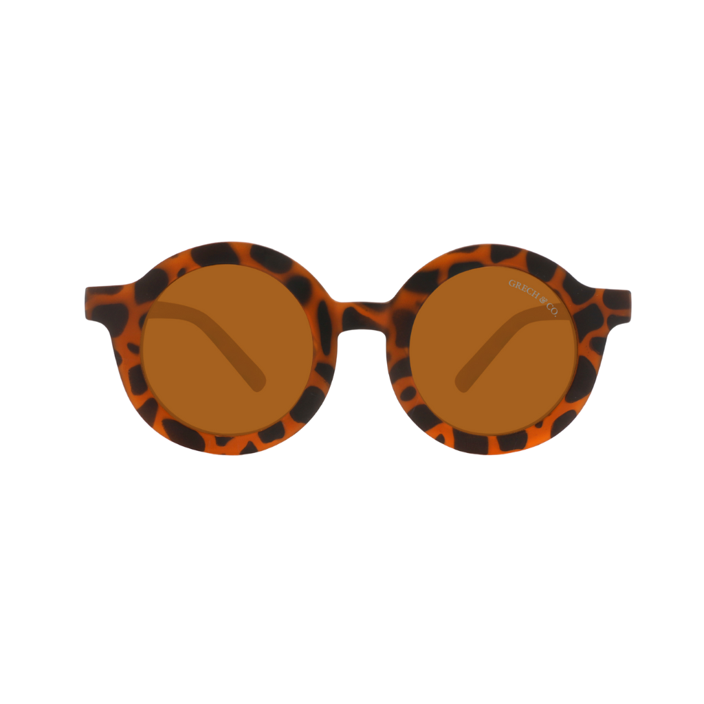 Gafas de Sol Redondas Sostenibles Originales | Polarizadas Flexibles de Base Biológica GRECH & CO 3-10 AÑOS