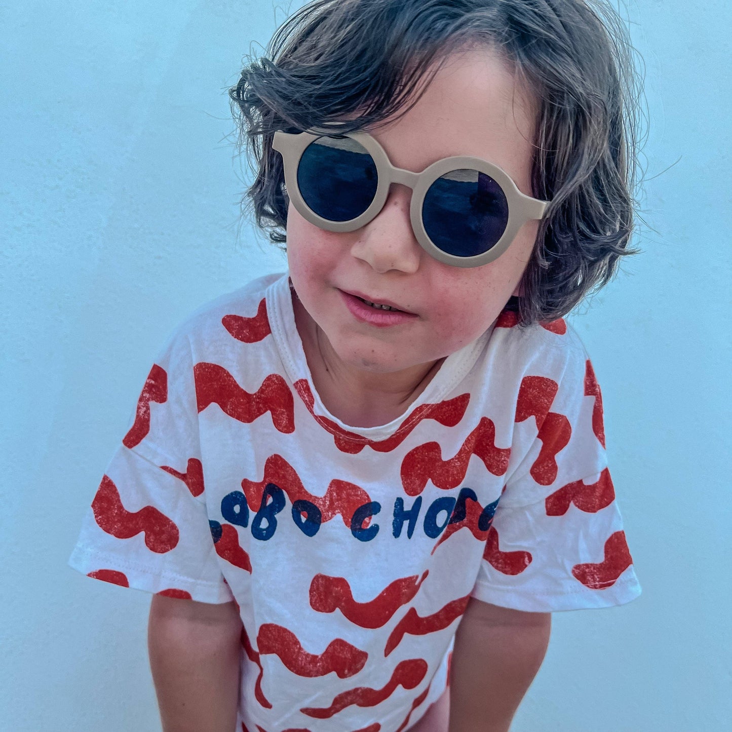 Gafas de Sol Redondas Sostenibles Originales | Polarizadas Flexibles de Base Biológica GRECH & CO 3-10 AÑOS