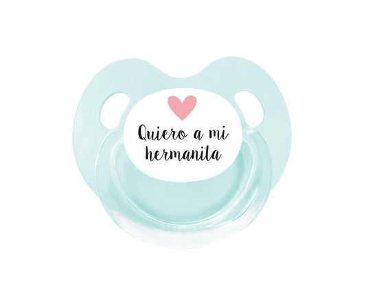 Chupete Retro Aqua Quiero a mi Hermanita - TUTETE