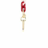 Cadena Para Teléfono Corta ROJO Y DORADO - DRAEGER