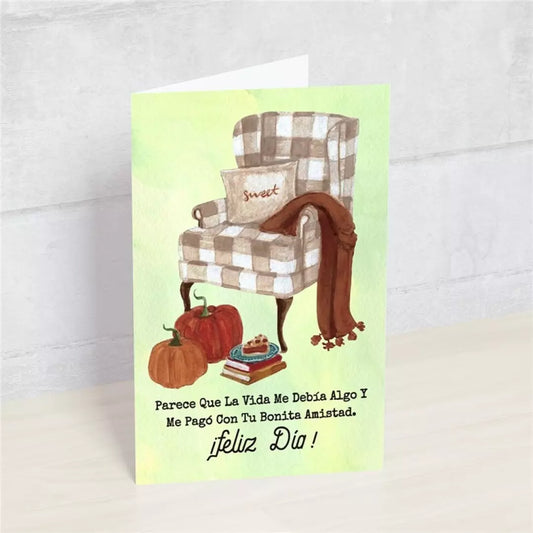 Postal: Parece que la vida me debía algo… - HAPPY MOTS