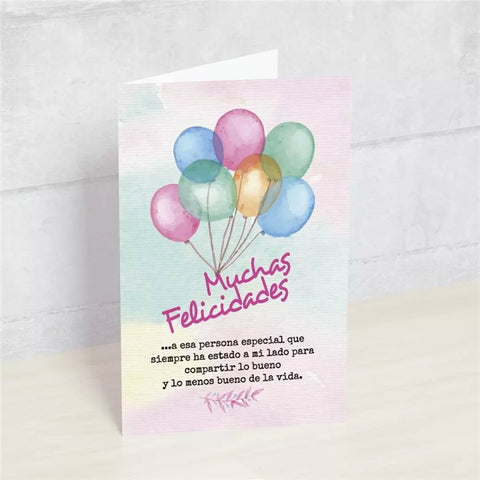Postal: Muchas Felicidades… a esa pesona especial… - HAPPY MOTS