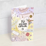 Postal: Tú eres muy especial hand made - HAPPY MOTS
