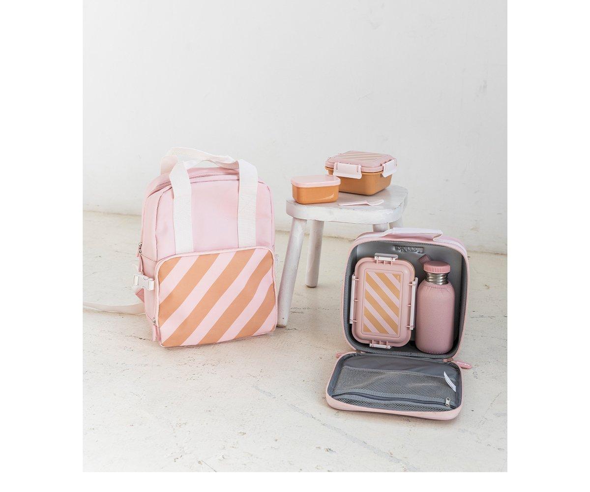Caja Almuerzo Mediana Big Stripes Pink
