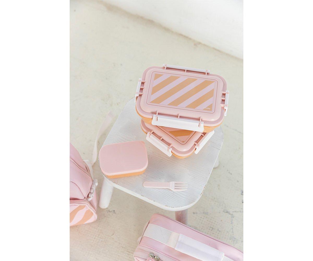Caja Almuerzo Mediana Big Stripes Pink