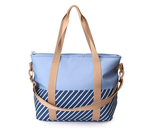 Bolso Nevera Stripes Blue