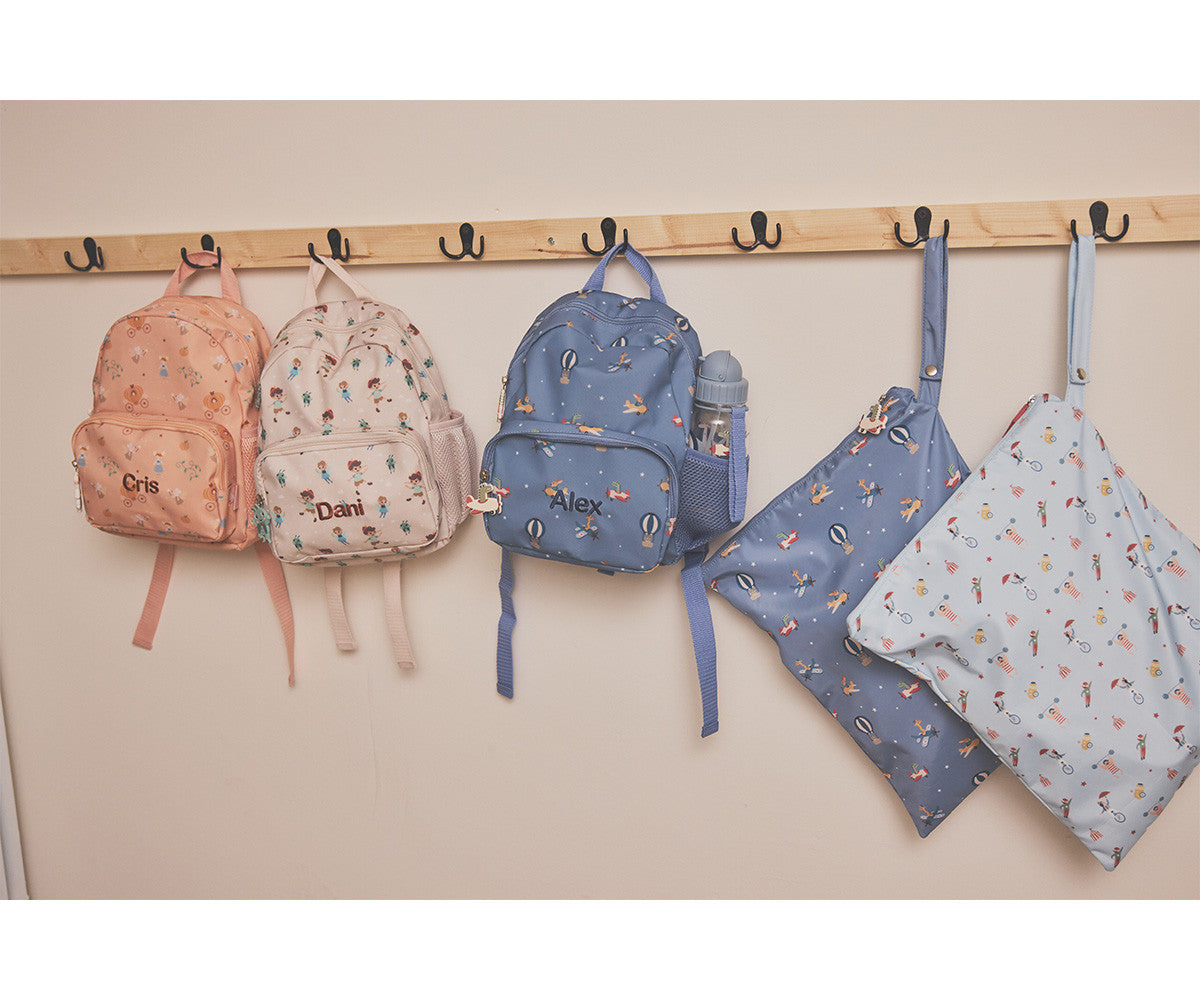 Mochila Infantil Planes Personalizable Tutete