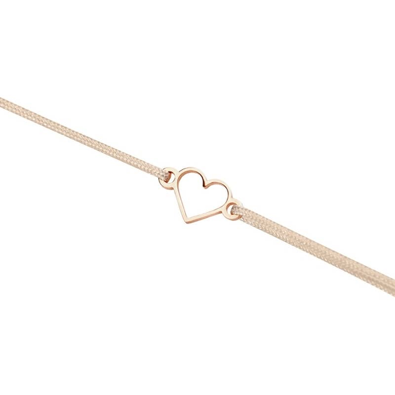 Pulsera BESTFRIENDS Acero Chapado en Oro Rosa Corazón