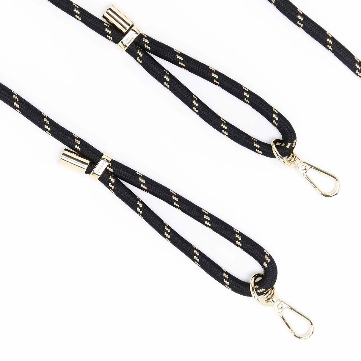 Cordón Para Teléfono LARGO NEGRO Y DORADO - DRAEGER