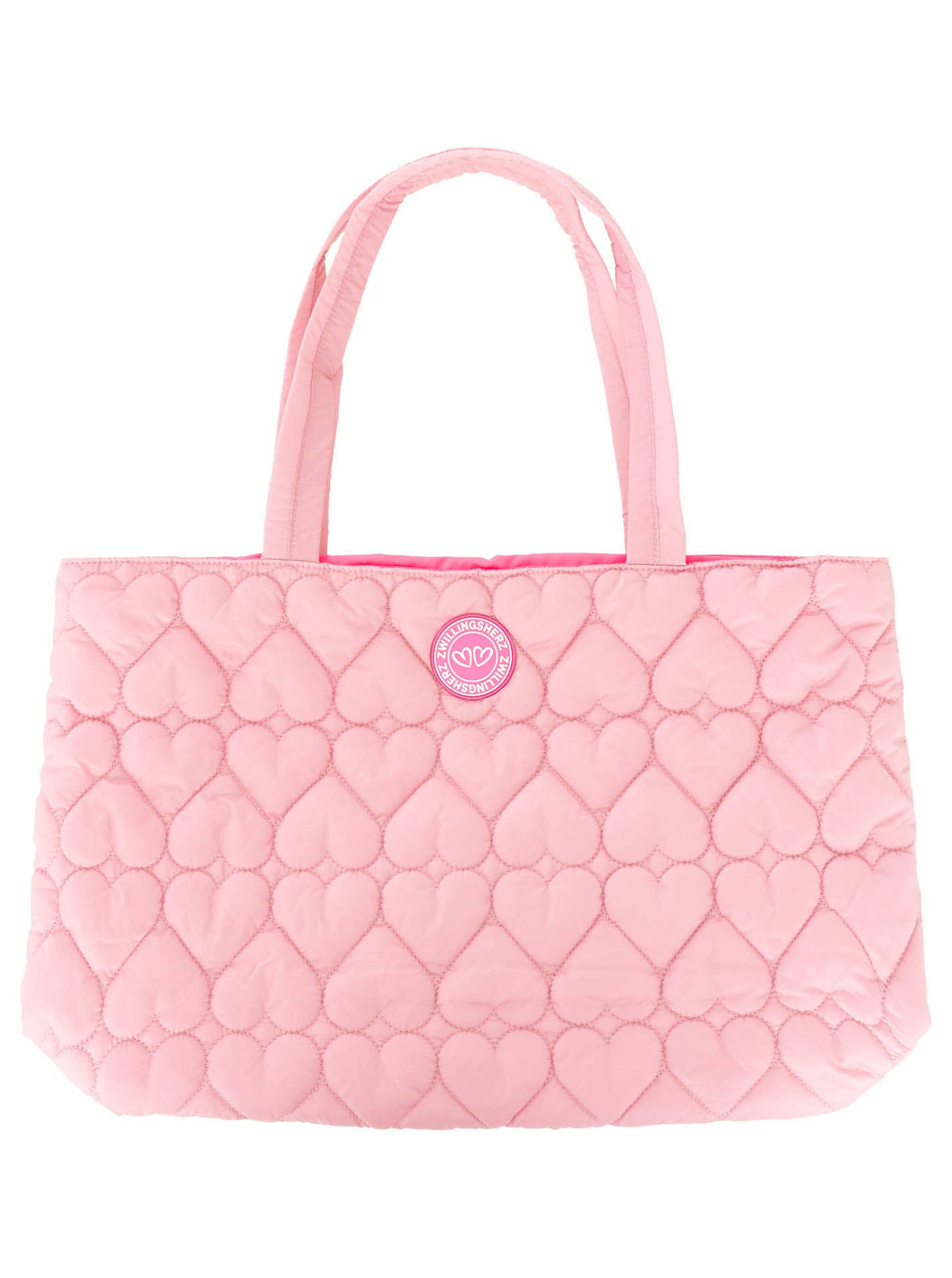 Bolsa shopper Acolchado con corazones