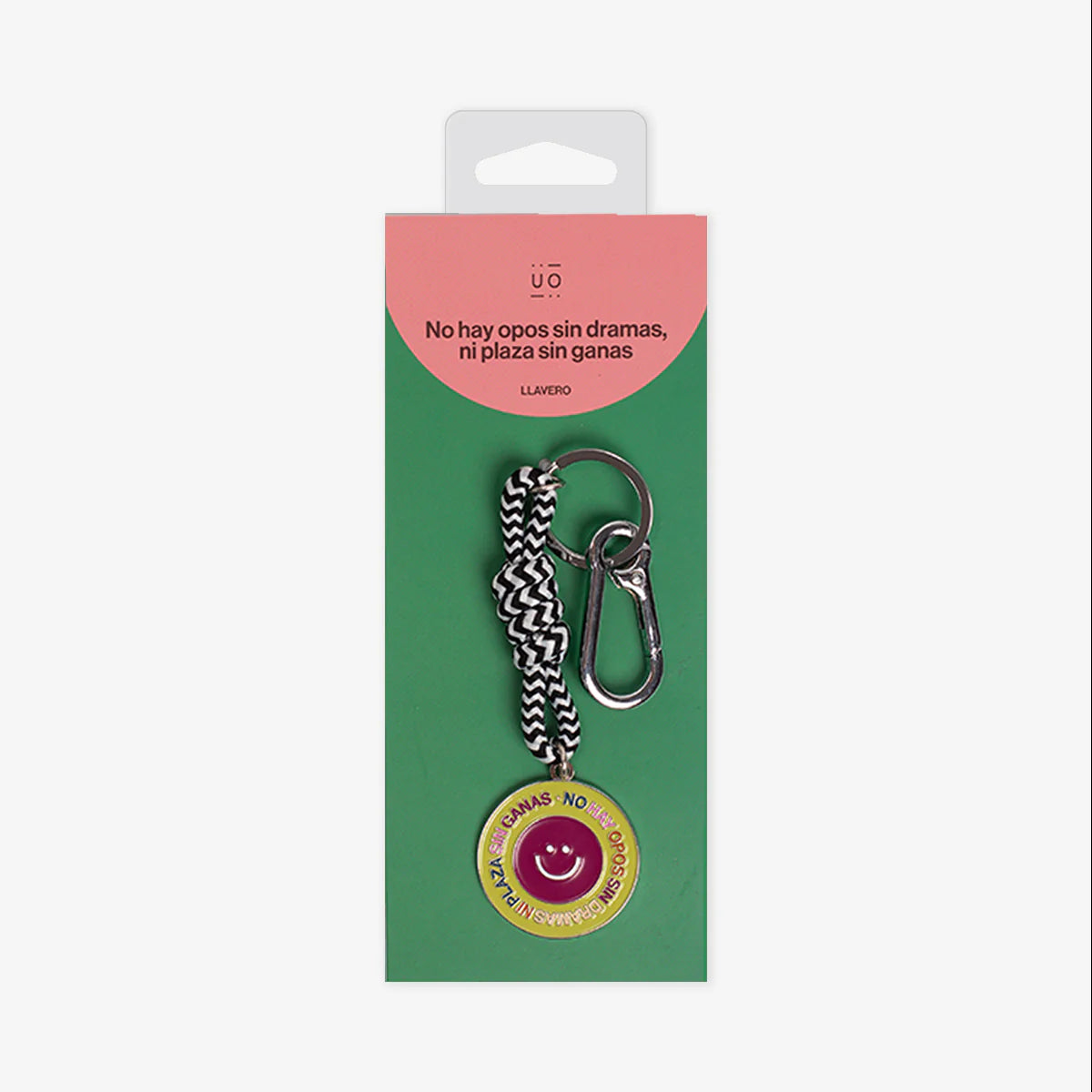 Llavero metálico "No hay opos sin dramas" - UO