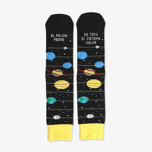 Calcetines "El mejor padre del sistema solar" - UO