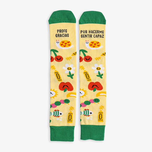 Calcetines "Profe, gracias por hacerme sentir capaz" - UO