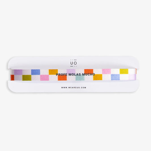Pulsera de tela "Profe molas mucho" - UO