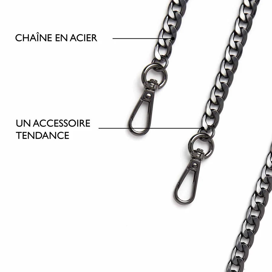 Cadena Para Teléfono LARGA METAL NEGRO - DRAEGER