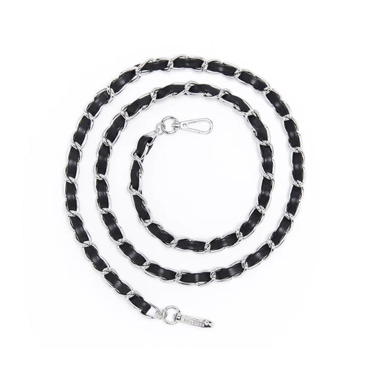 Cadena Para Teléfono LARGA PLATA Y NEGRO - DRAEGER
