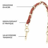 Cadena Para Teléfono Corta CAMEL Y DORADO- DRAEGER