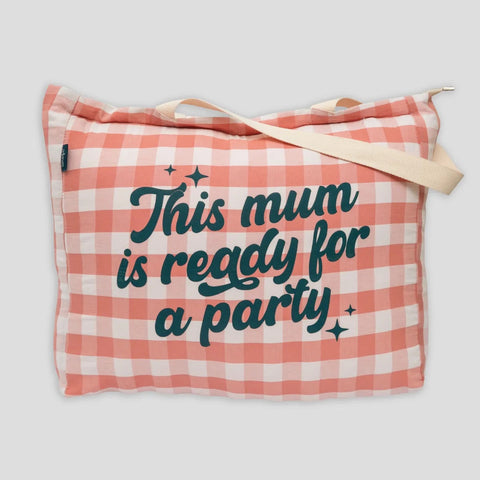 Bolsa de tela tote bag - This mum is ready for a party- Mr. Wonderfull