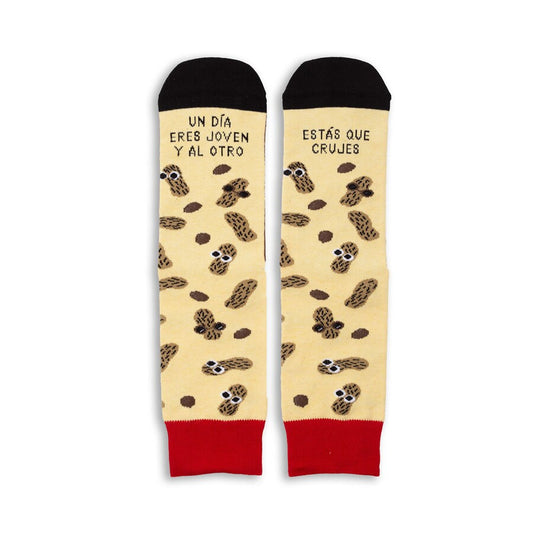 Calcetines UN DÍA ERES JOVEN Y AL OTRO ESTÁS QUE CRUJES - UO