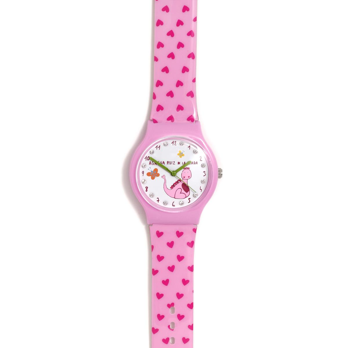 Reloj FLIP CORAZONES DINO CON BRILLANTES - ARP
