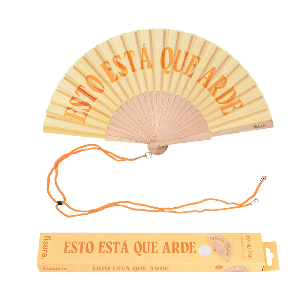 Abanico ESTO ESTÁ QUE ARDE - Fisura