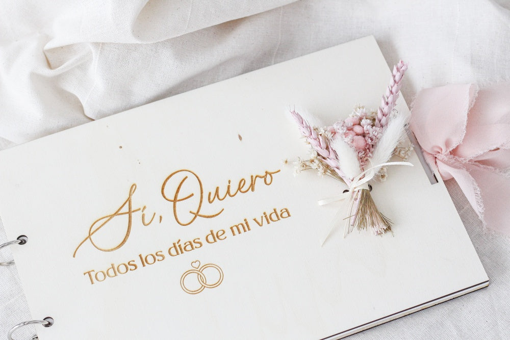 Libro de firmas Sí quiero, todos los días de mi vida-Be Love