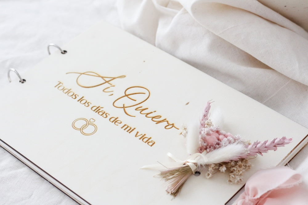 Libro de firmas Sí quiero, todos los días de mi vida-Be Love