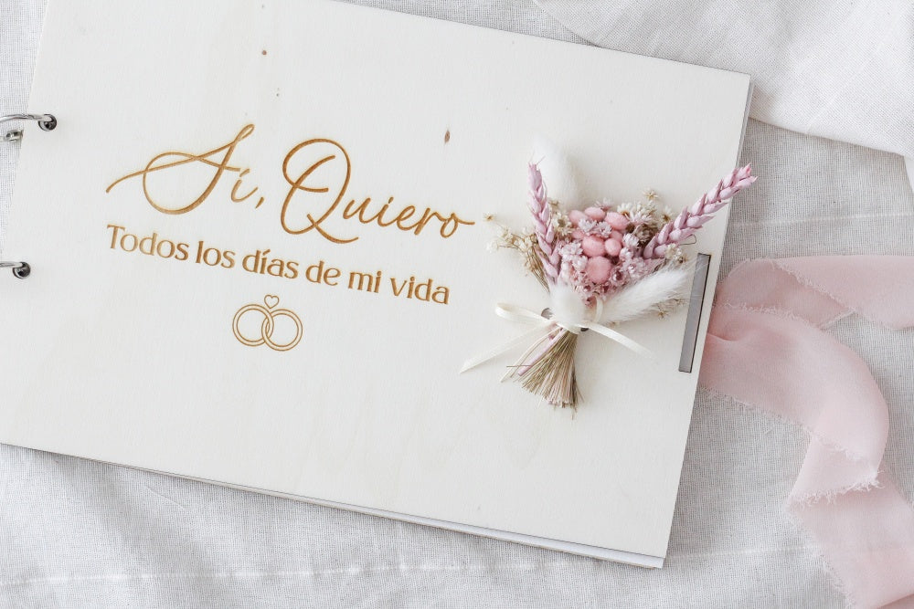 Libro de firmas Sí quiero, todos los días de mi vida-Be Love