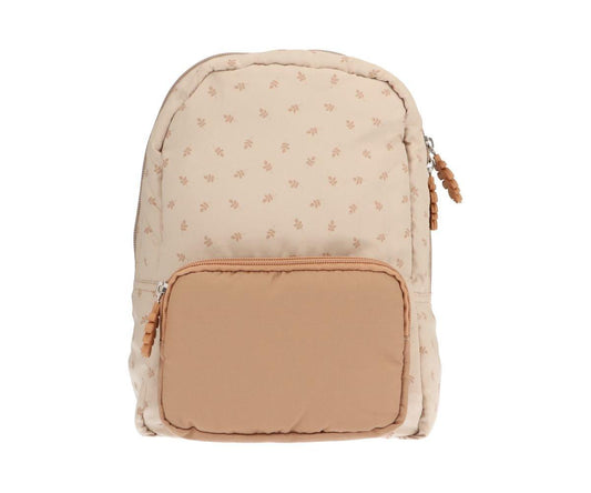 Mochila Infantil Acolchada Leaves Sand-TUTETE