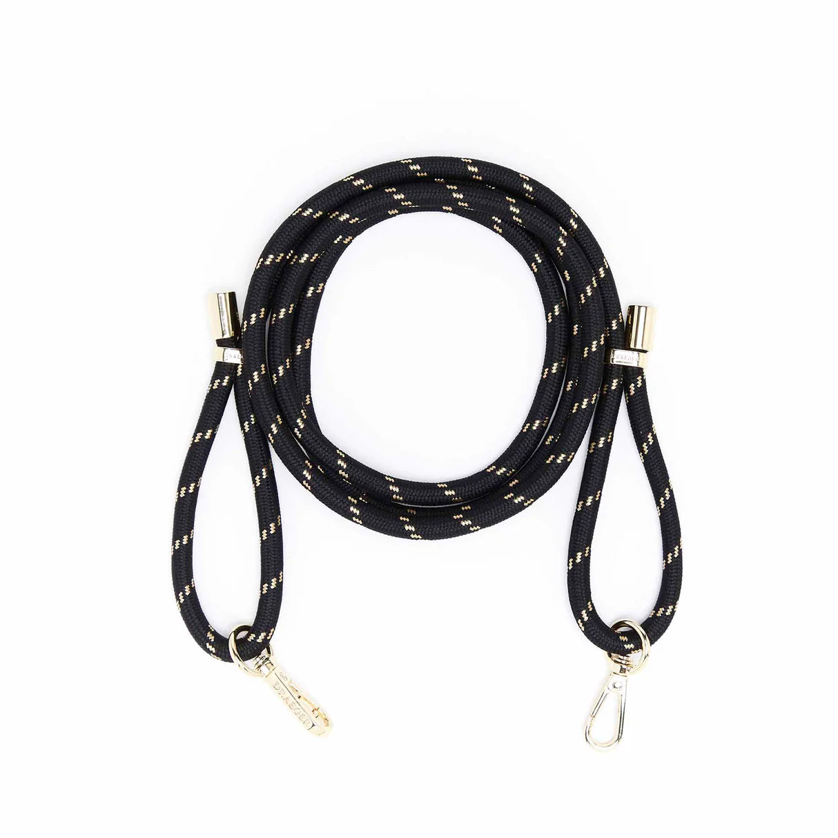 Cordón Para Teléfono LARGO NEGRO Y DORADO - DRAEGER