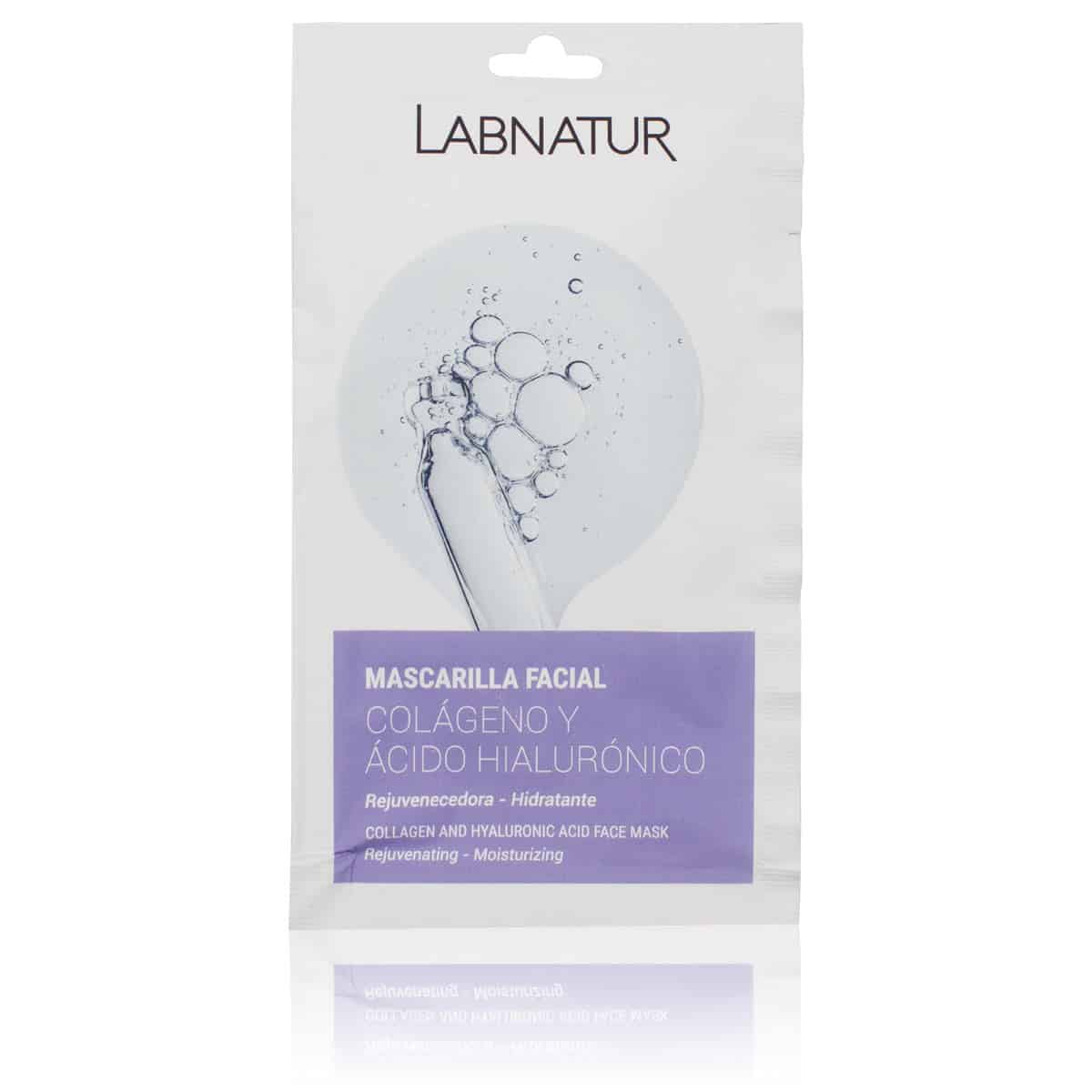 Mascarilla Facial COLÁGENO Y ÁCIDO HIALURÓNICO 15ml- LABNATUR
