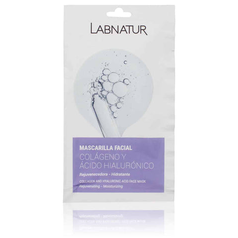 Mascarilla Facial COLÁGENO Y ÁCIDO HIALURÓNICO 15ml- LABNATUR