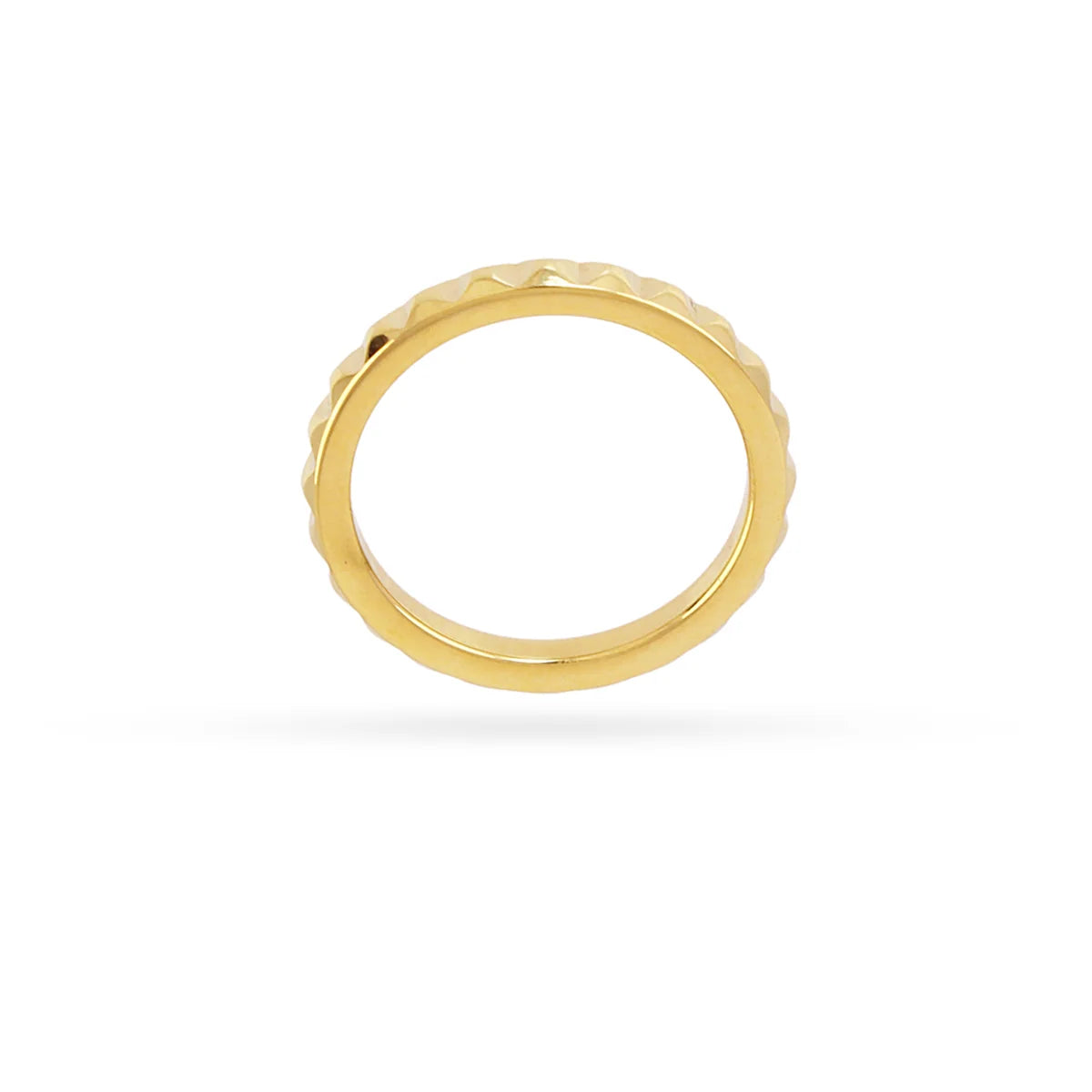 Anillo Vandal solitario textura  - ANARTXY