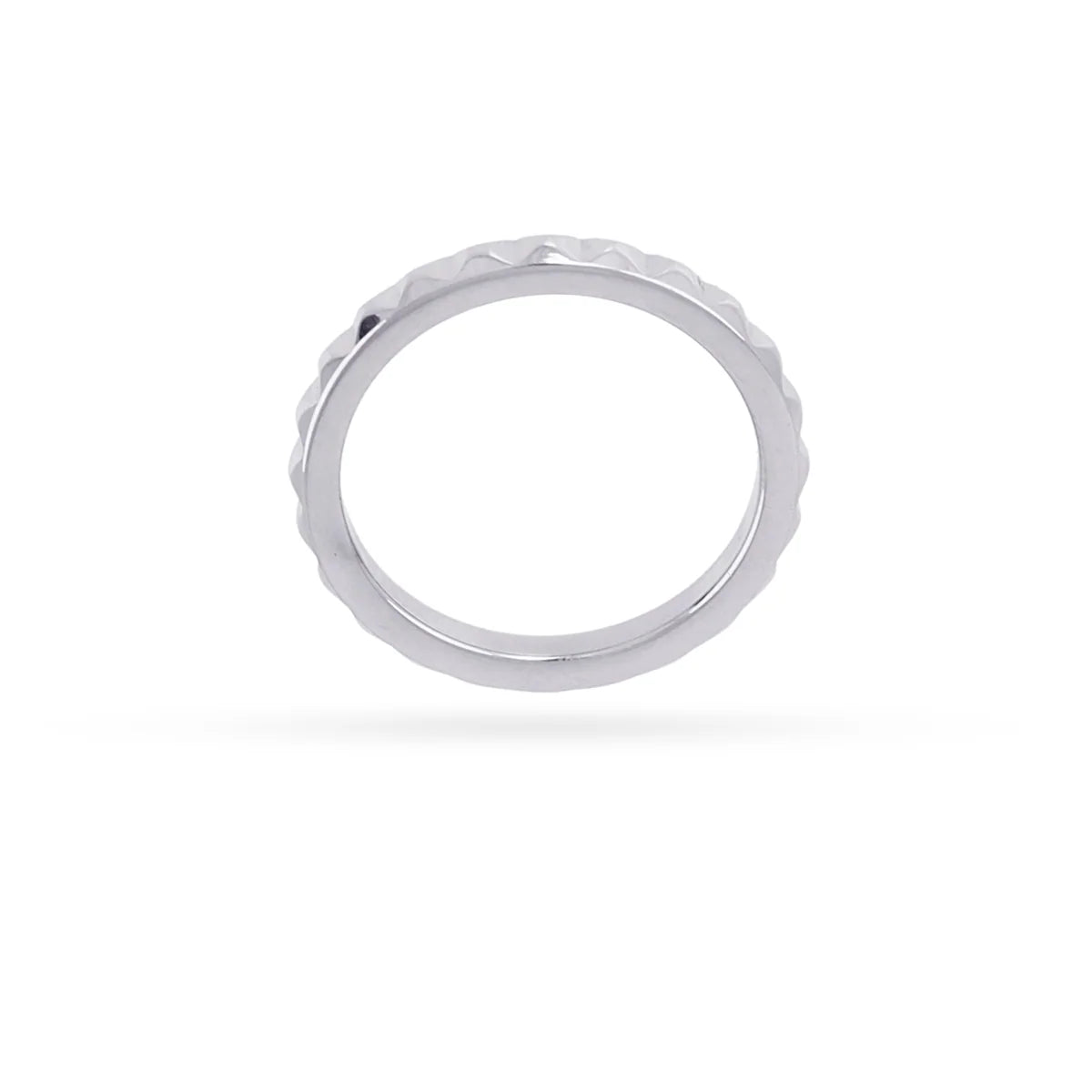 Anillo Vandal solitario textura  - ANARTXY
