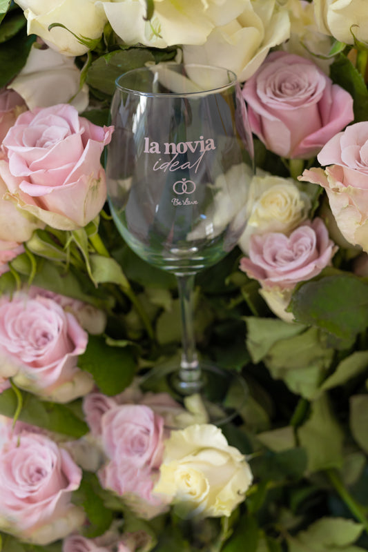 Copa de Vino La Novia Ideal- Be Love
