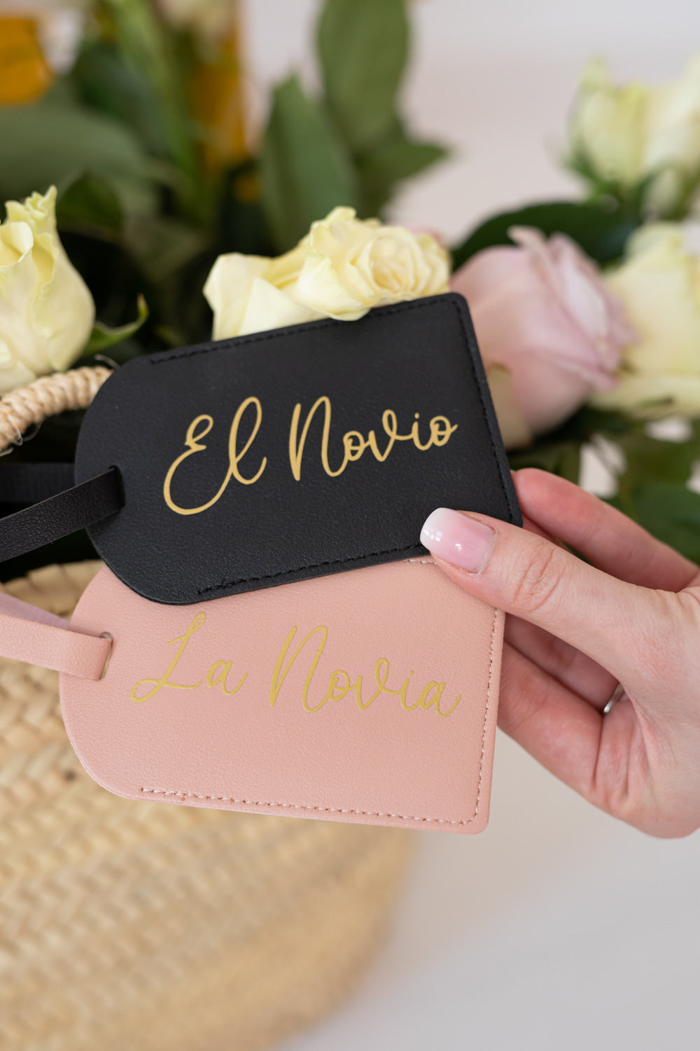 Identificadores de maleta La Novia y El Novio-Be Love